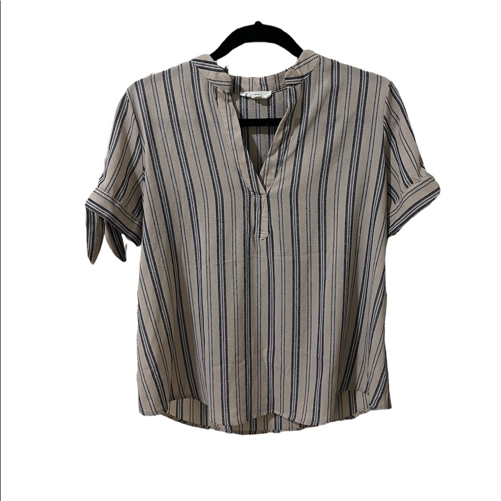 Mine vertical stripe blouse